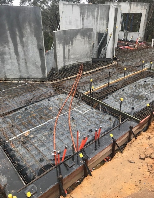 New Home Electrical Wiring in Concrete Slab New Home Electrical Wiring in Concrete Slab
